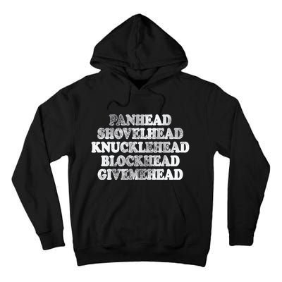 Blonded Panhead Shovelhead Knucklehead Blockhead Givemehead Tall Hoodie