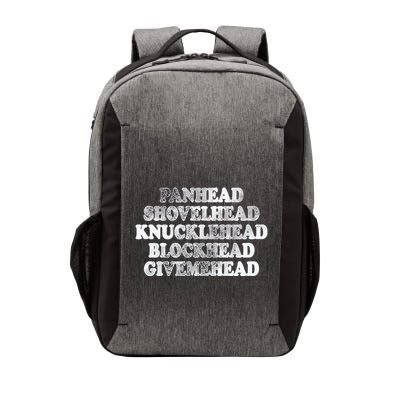 Blonded Panhead Shovelhead Knucklehead Blockhead Givemehead Vector Backpack