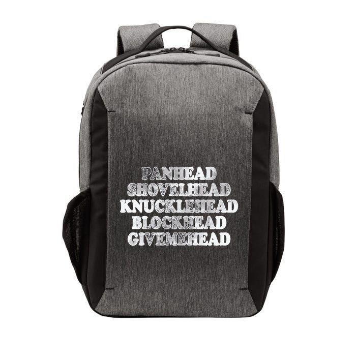 Blonded Panhead Shovelhead Knucklehead Blockhead Givemehead Vector Backpack