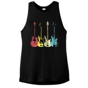 Bass Player Shirts Men Gift For Bass Guitar Player Bassist Ladies PosiCharge Tri-Blend Wicking Tank