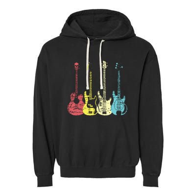 Bass Player Shirts Men Gift For Bass Guitar Player Bassist Garment-Dyed Fleece Hoodie