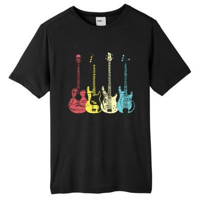 Bass Player Shirts Men Gift For Bass Guitar Player Bassist Tall Fusion ChromaSoft Performance T-Shirt