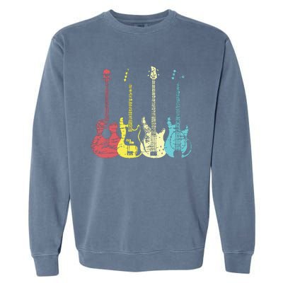 Bass Player Shirts Men Gift For Bass Guitar Player Bassist Garment-Dyed Sweatshirt