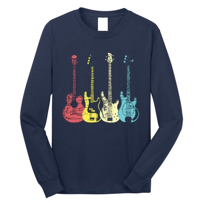 Bass Player Shirts Men Gift For Bass Guitar Player Bassist Long Sleeve Shirt