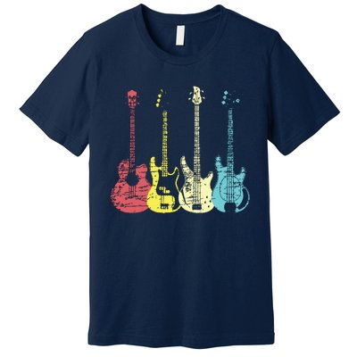 Bass Player Shirts Men Gift For Bass Guitar Player Bassist Premium T-Shirt