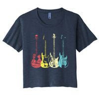 Bass Player Shirts Men Gift For Bass Guitar Player Bassist Women's Crop Top Tee