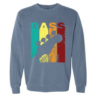 Bass Player Shirts Men Gift For Bass Guitar Player Bassist Garment-Dyed Sweatshirt