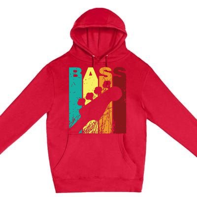 Bass Player Shirts Men Gift For Bass Guitar Player Bassist Premium Pullover Hoodie