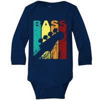 Bass Player Shirts Men Gift For Bass Guitar Player Bassist Baby Long Sleeve Bodysuit