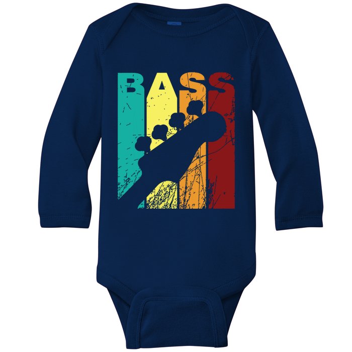 Bass Player Shirts Men Gift For Bass Guitar Player Bassist Baby Long Sleeve Bodysuit