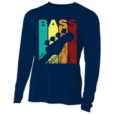 Bass Player Shirts Men Gift For Bass Guitar Player Bassist Cooling Performance Long Sleeve Crew