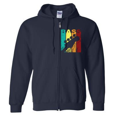 Bass Player Shirts Men Gift For Bass Guitar Player Bassist Full Zip Hoodie