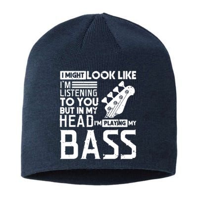 Bass Player Shirts Men Gift For Bass Guitar Player Bassist Sustainable Beanie