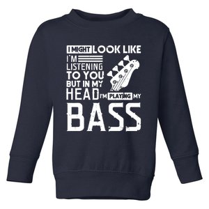 Bass Player Shirts Men Gift For Bass Guitar Player Bassist Toddler Sweatshirt