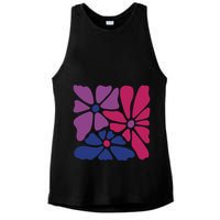 Bi Pride Subtle Bi Pride Ladies PosiCharge Tri-Blend Wicking Tank