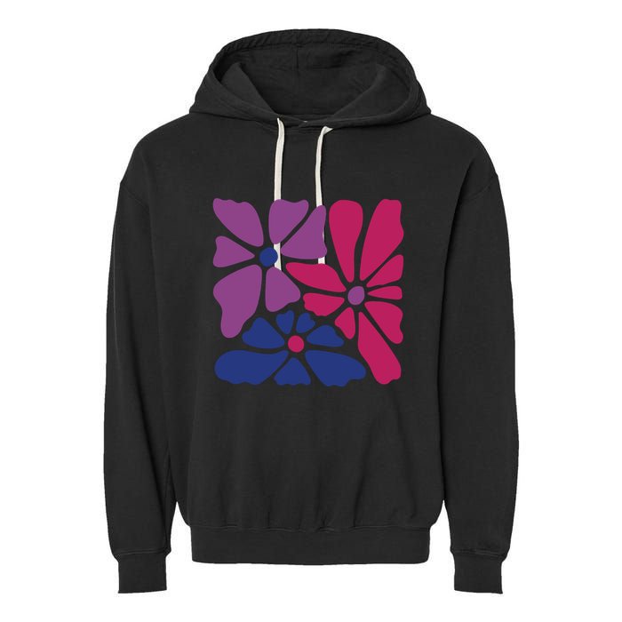Bi Pride Subtle Bi Pride Garment-Dyed Fleece Hoodie