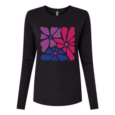 Bi Pride Subtle Bi Pride Womens Cotton Relaxed Long Sleeve T-Shirt