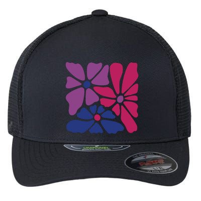Bi Pride Subtle Bi Pride Flexfit Unipanel Trucker Cap