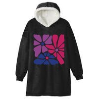 Bi Pride Subtle Bi Pride Hooded Wearable Blanket