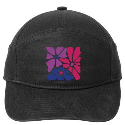 Bi Pride Subtle Bi Pride 7-Panel Snapback Hat