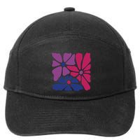 Bi Pride Subtle Bi Pride 7-Panel Snapback Hat