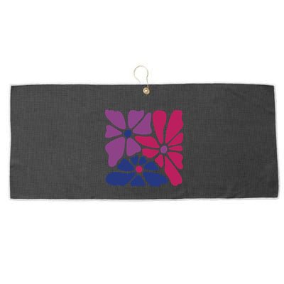 Bi Pride Subtle Bi Pride Large Microfiber Waffle Golf Towel