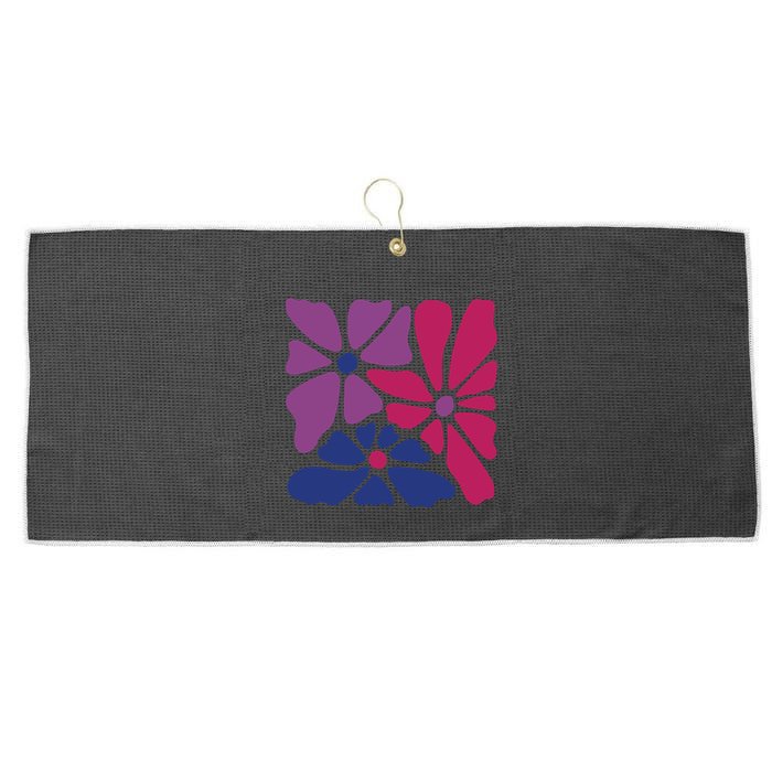 Bi Pride Subtle Bi Pride Large Microfiber Waffle Golf Towel