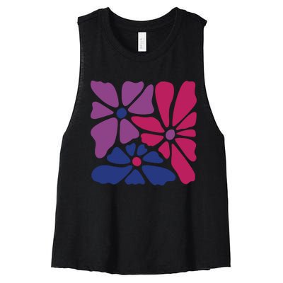 Bi Pride Subtle Bi Pride Women's Racerback Cropped Tank