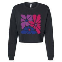 Bi Pride Subtle Bi Pride Cropped Pullover Crew