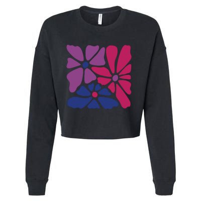 Bi Pride Subtle Bi Pride Cropped Pullover Crew