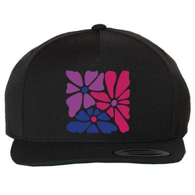 Bi Pride Subtle Bi Pride Wool Snapback Cap