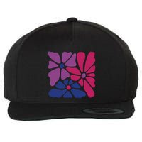 Bi Pride Subtle Bi Pride Wool Snapback Cap