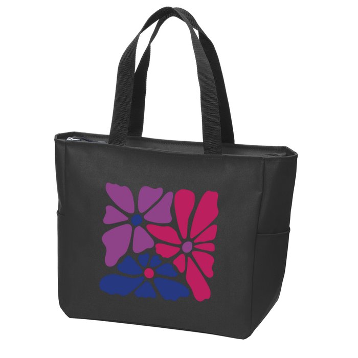 Bi Pride Subtle Bi Pride Zip Tote Bag