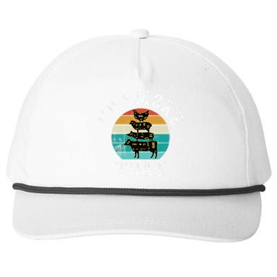 Bbq Party Smoker Chef Dad ID Smoke That Snapback Five-Panel Rope Hat