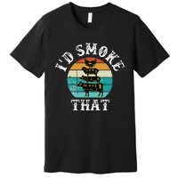 Bbq Party Smoker Chef Dad ID Smoke That Premium T-Shirt