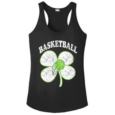 Basketball Player St Patricks Day Irish Funny Coach Gift Ladies PosiCharge Competitor Racerback Tank