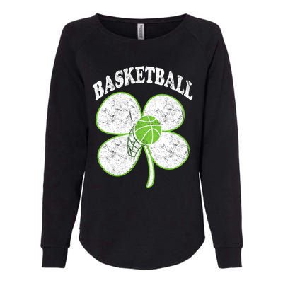 Basketball Player St Patricks Day Irish Funny Coach Gift Womens California Wash Sweatshirt