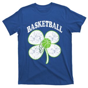 Basketball Player St Patricks Day Irish Funny Coach Gift T-Shirt