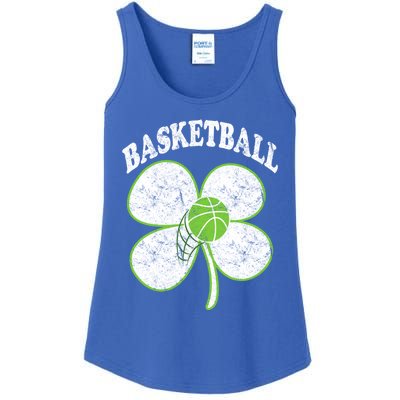 Basketball Player St Patricks Day Irish Funny Coach Gift Ladies Essential Tank