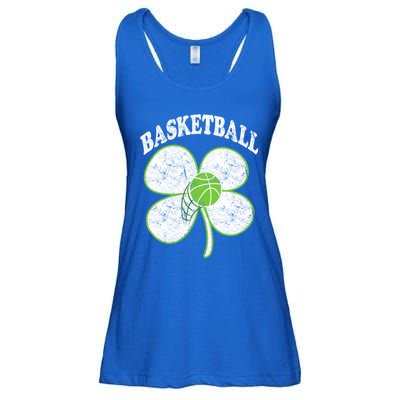 Basketball Player St Patricks Day Irish Funny Coach Gift Ladies Essential Flowy Tank