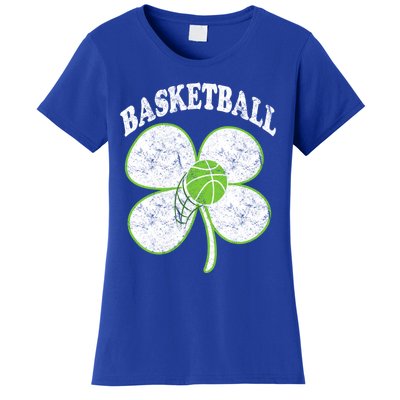 Basketball Player St Patricks Day Irish Funny Coach Gift Women's T-Shirt