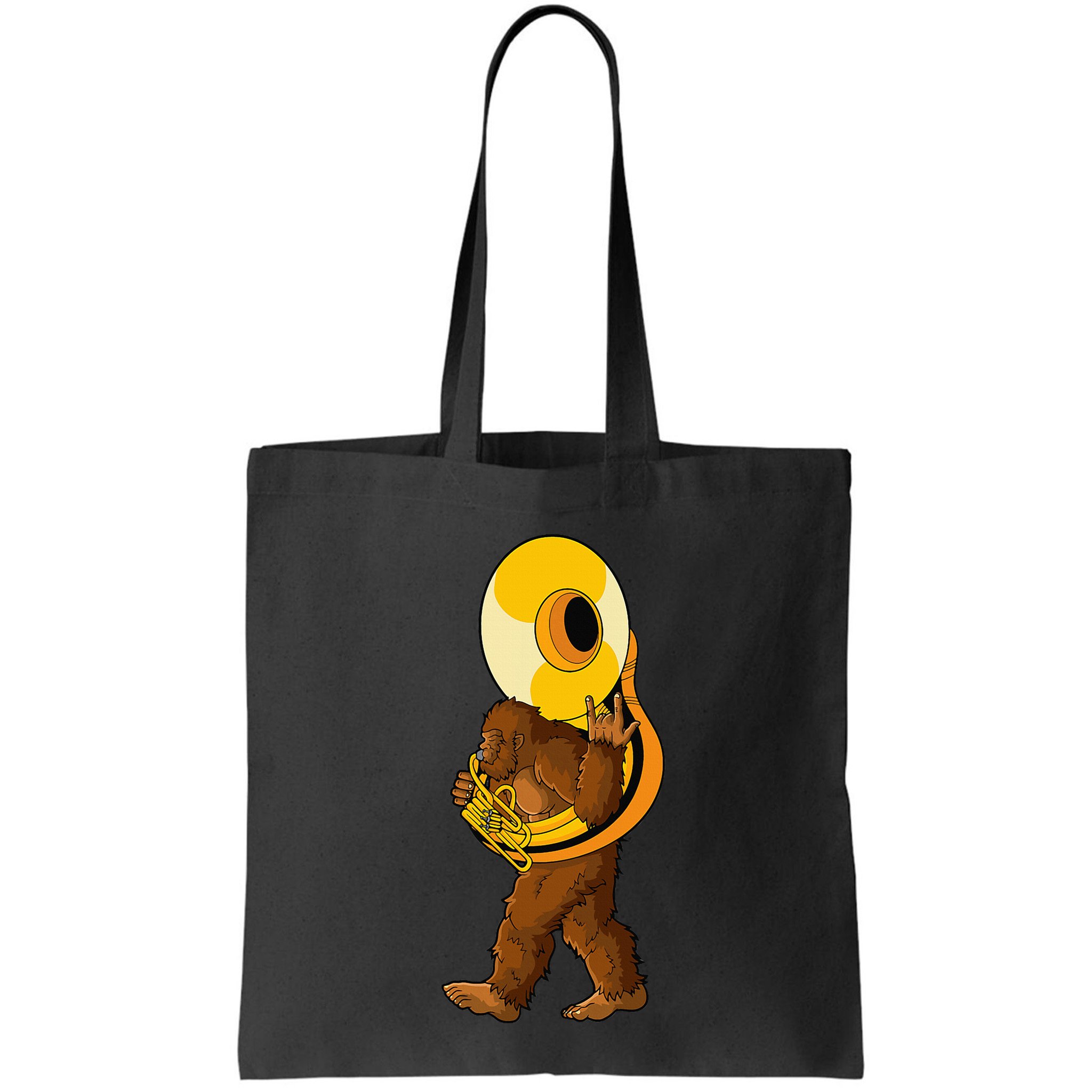 Bigfoot Playing Sousaphone Instrument Tuba Bag