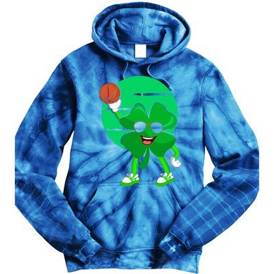 Basketball Player St Patrick's Day Irish Pride Gift Tie Dye Hoodie