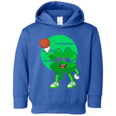 Basketball Player St Patrick's Day Irish Pride Gift Toddler Hoodie