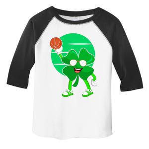 Basketball Player St Patrick's Day Irish Pride Gift Toddler Fine Jersey T-Shirt