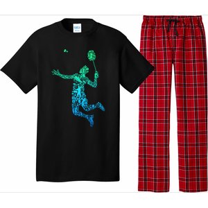 Badminton Player Shuttlecock Gift Pajama Set