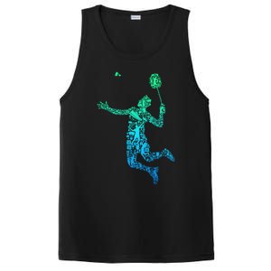 Badminton Player Shuttlecock Gift PosiCharge Competitor Tank