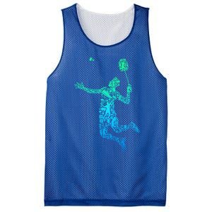 Badminton Player Shuttlecock Gift Mesh Reversible Basketball Jersey Tank