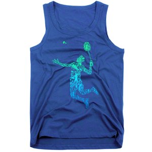 Badminton Player Shuttlecock Gift Tank Top