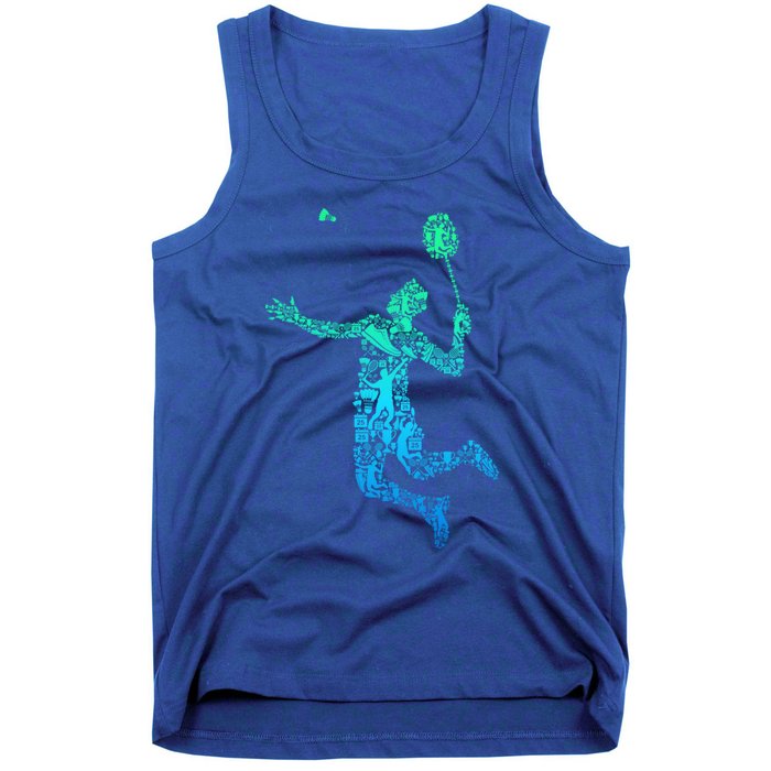 Badminton Player Shuttlecock Gift Tank Top